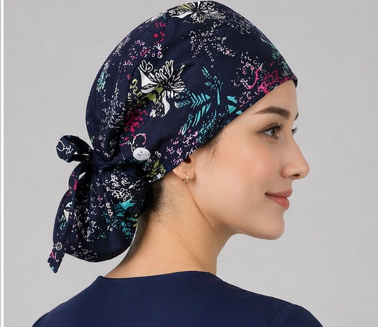 Signature Bloom Scrub Cap
